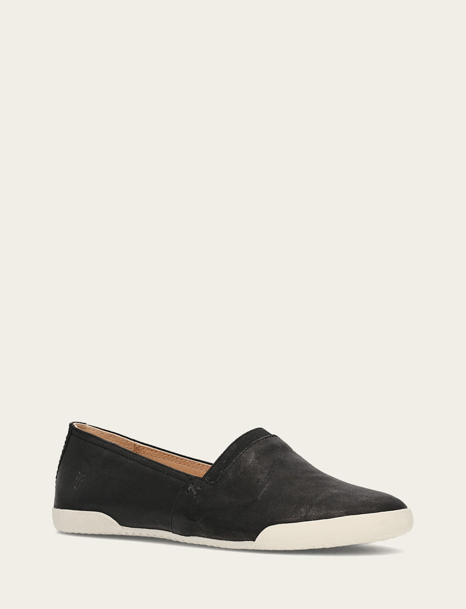 Women's Black Melanie Slip On Sneakers