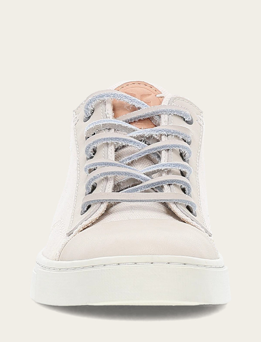 Women's Ivory Ivy Canvas Low Lace Sneakers