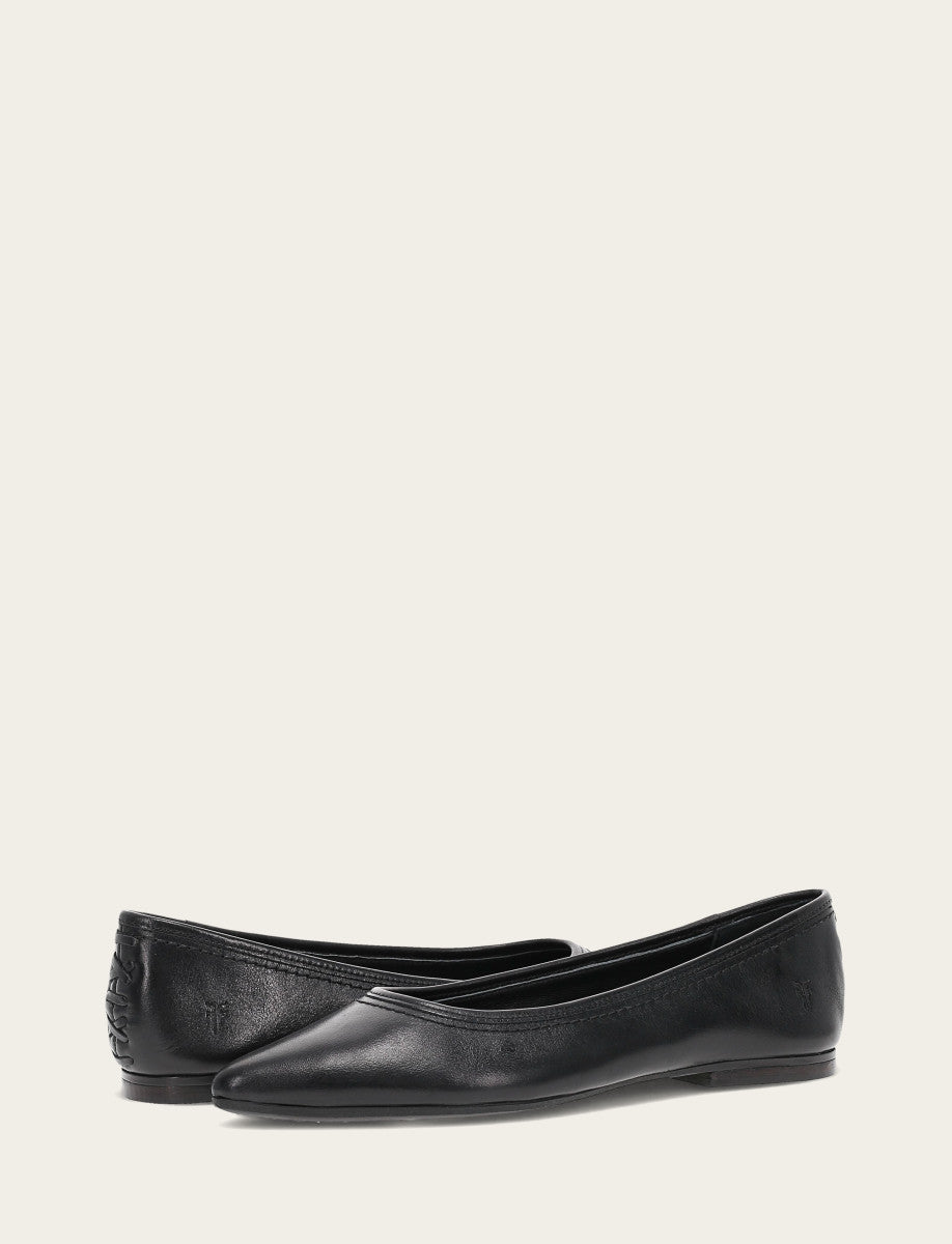 Women's Black Heather Ballet Flats