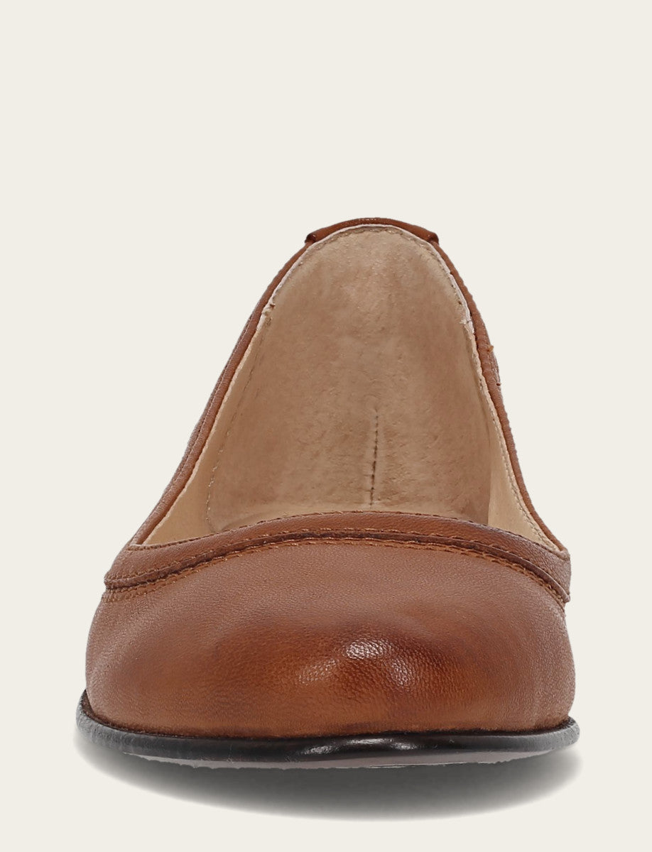 Women's Cognac Carson Ballet Flats