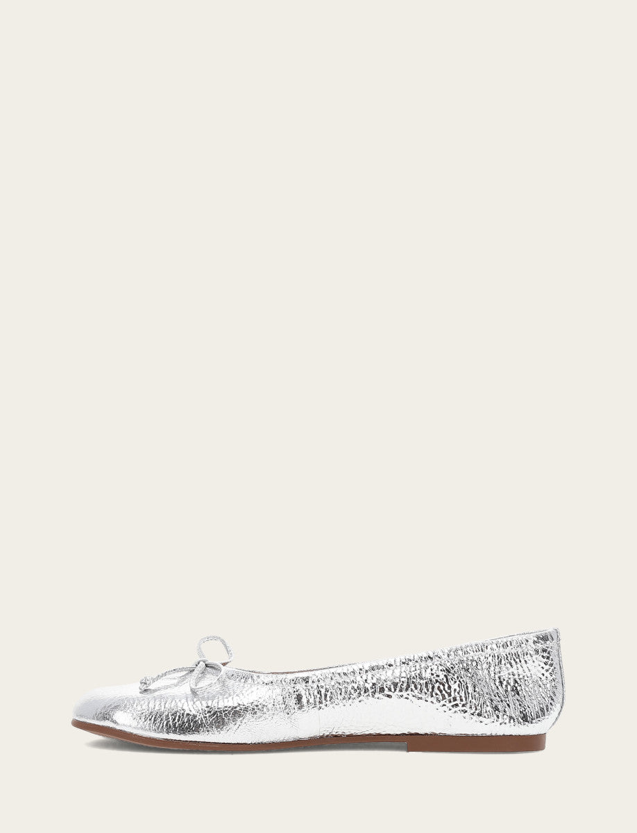 Women's Silver Emma Ballet Shoe
