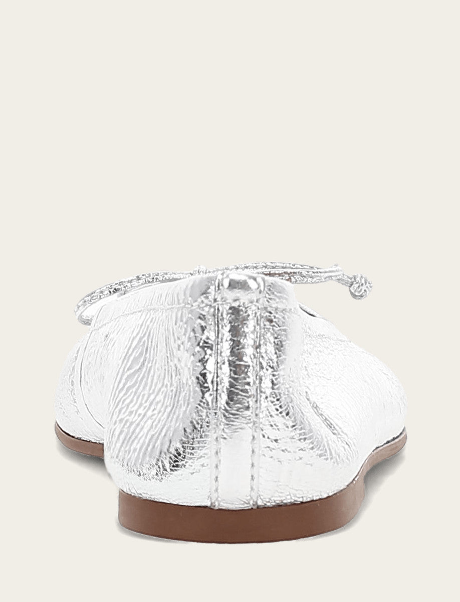 Women's Silver Emma Ballet Shoe