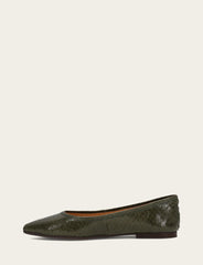 Women's Dark Olive Heather Ballet Shoe