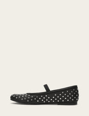 Women's Black Emma Studded Mary Jane Shoe