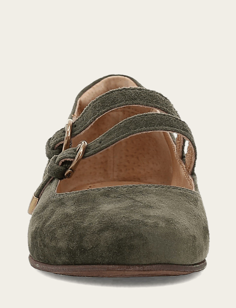Women's Dark Olive Carson Multi Mary Jane Shoe