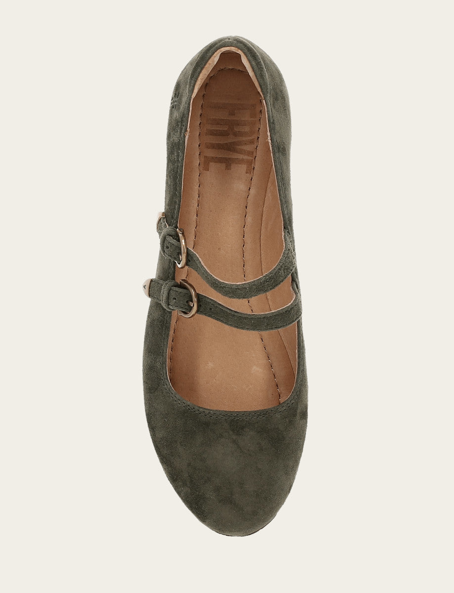 Women's Dark Olive Carson Multi Mary Jane Shoe