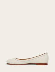 Women's White Carson Ballet Flats