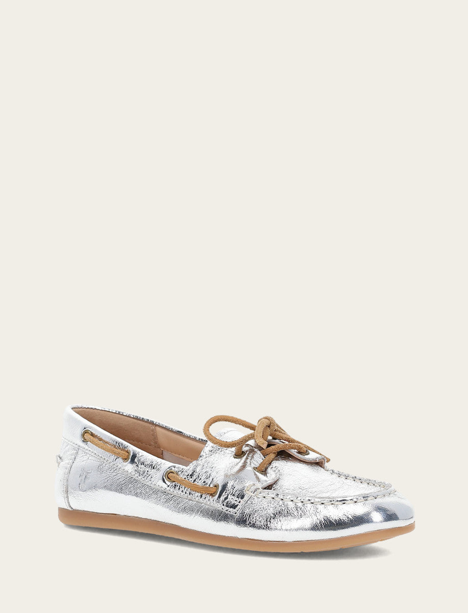 Women's Silver Naya Boat Shoes