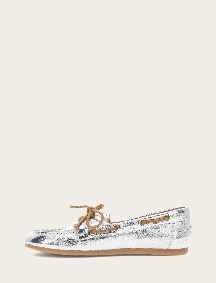 Women's Silver Naya Boat Shoes
