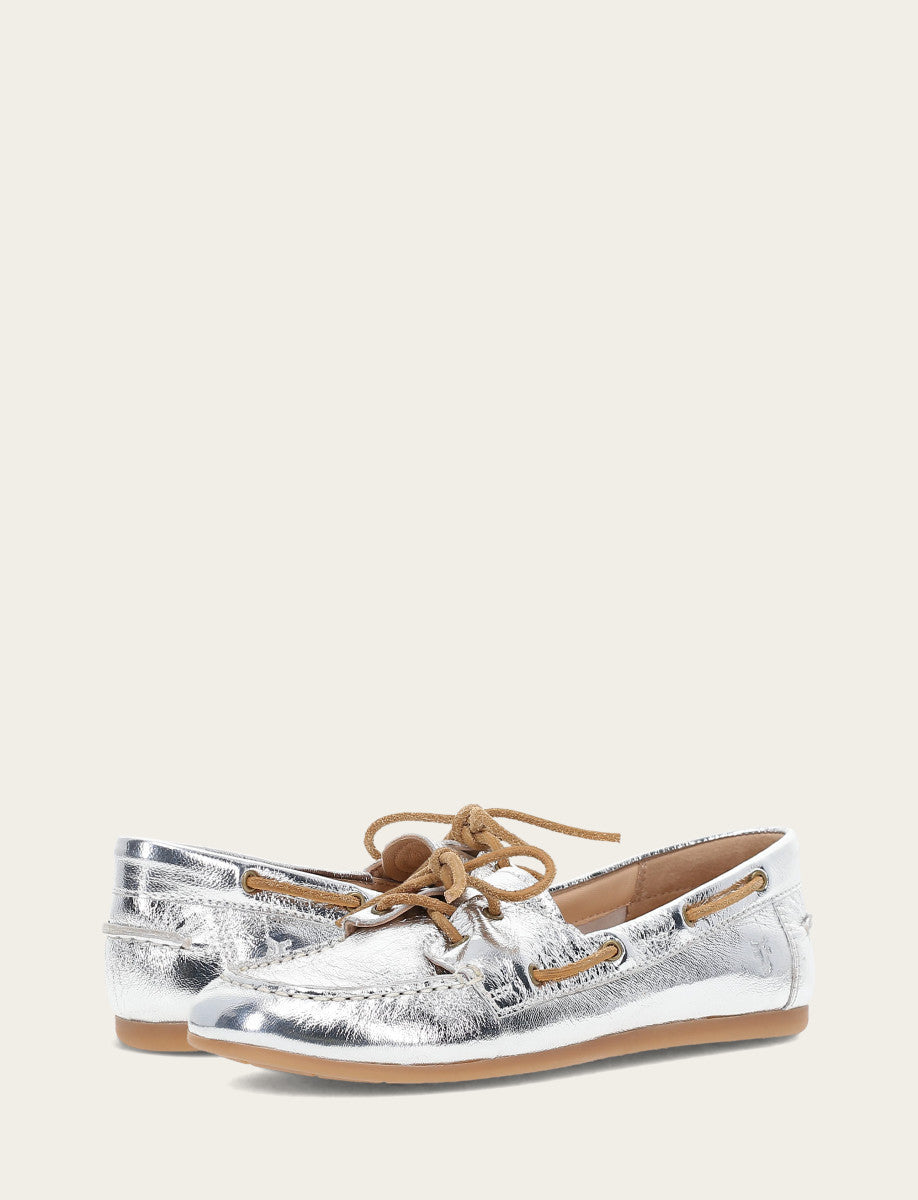 Women's Silver Naya Boat Shoes