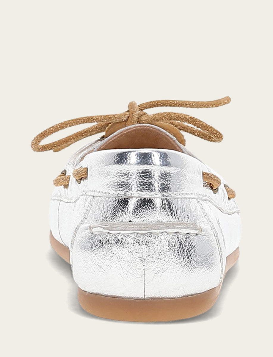 Women's Silver Naya Boat Shoes