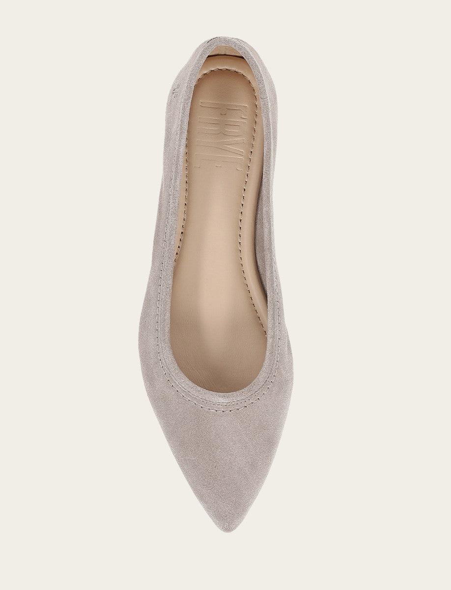 Women's Taupe Heather Ballet Flats