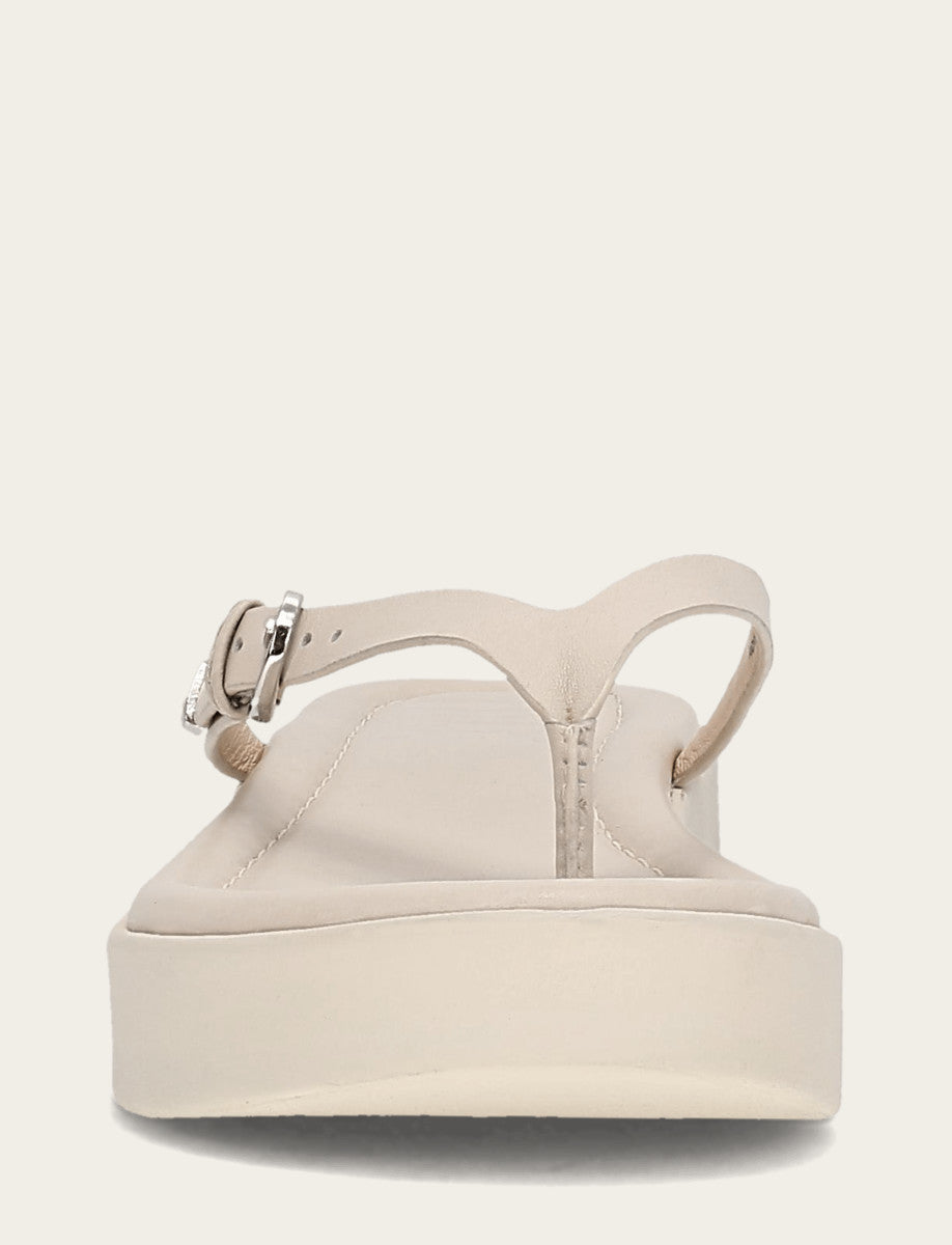 Women's Ivory Maya Buckle Thong Sandals