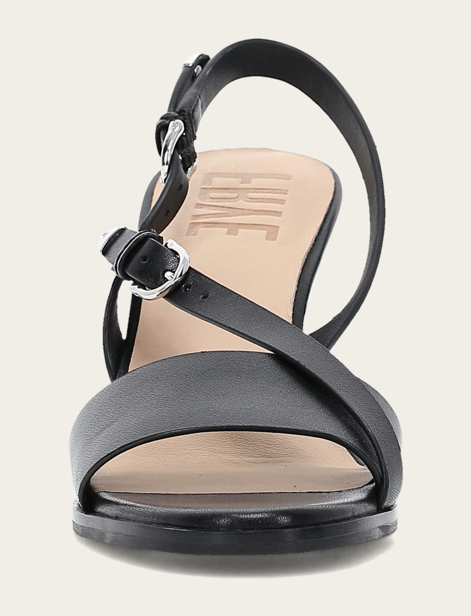 Women's Black Rachel Buckle Sandals