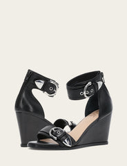 Women's Black Rachel 2 Piece Sandals