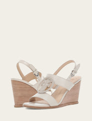 Women's Ivory Rachel Logo Sandals