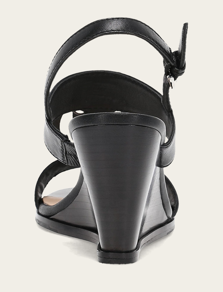 Women's Black Rachel Logo Sandals