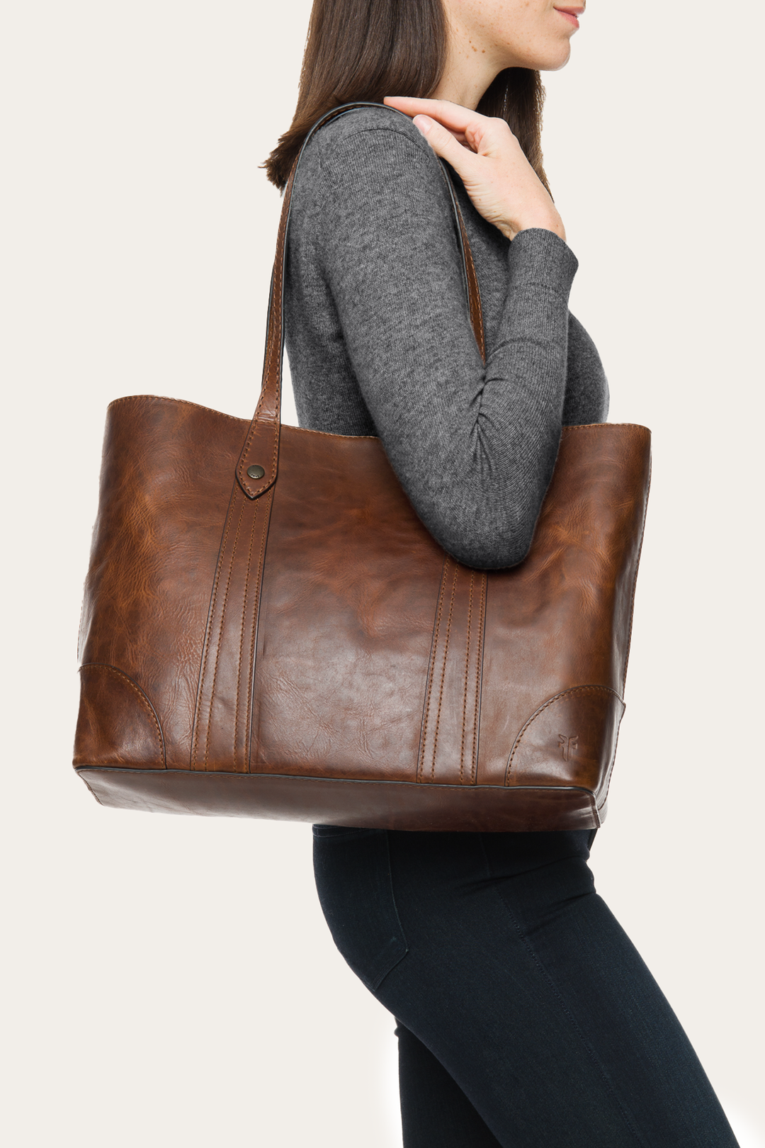 Melissa Cognac Shopper