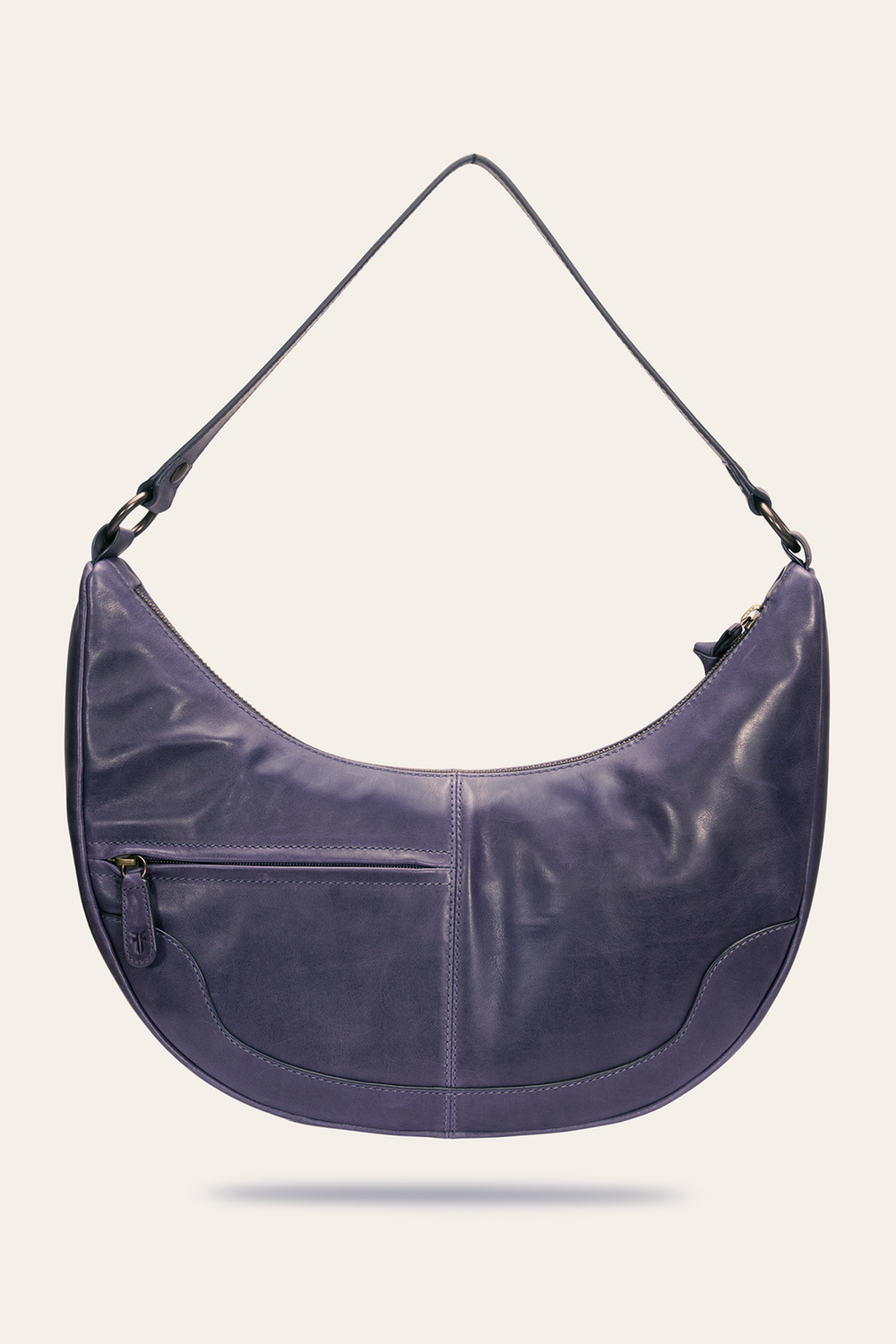 Melissa Crescent Hobo in Eggplant
