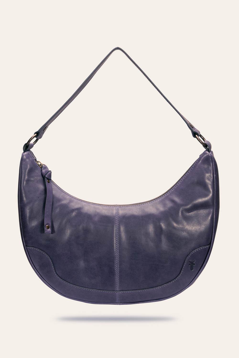 Melissa Crescent Hobo in Eggplant