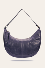 Melissa Crescent Hobo in Eggplant