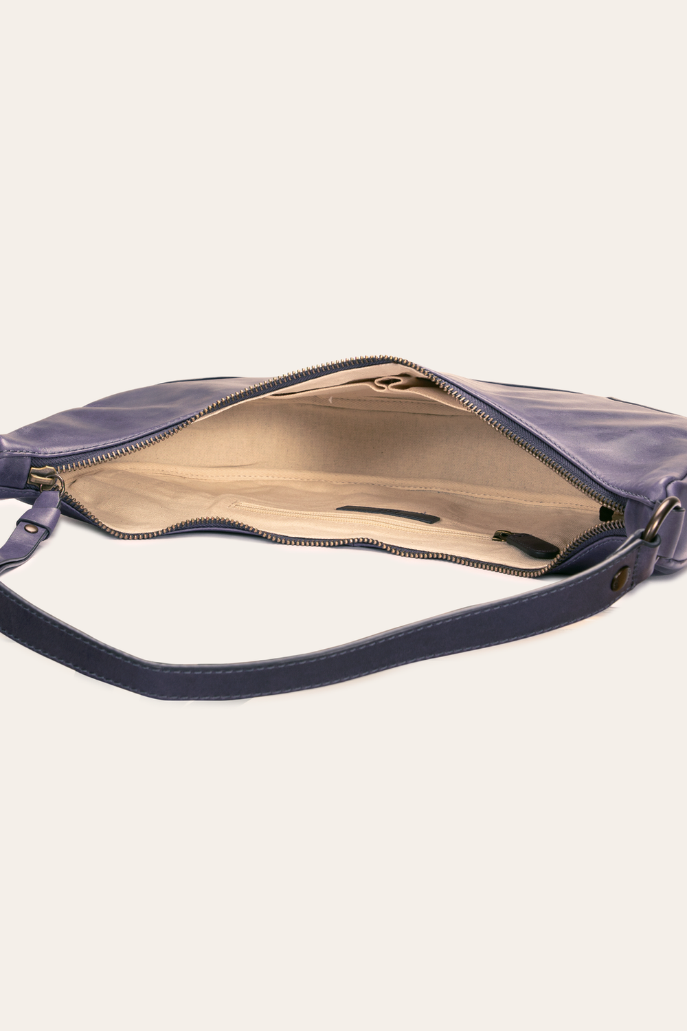 Melissa Crescent Hobo in Eggplant