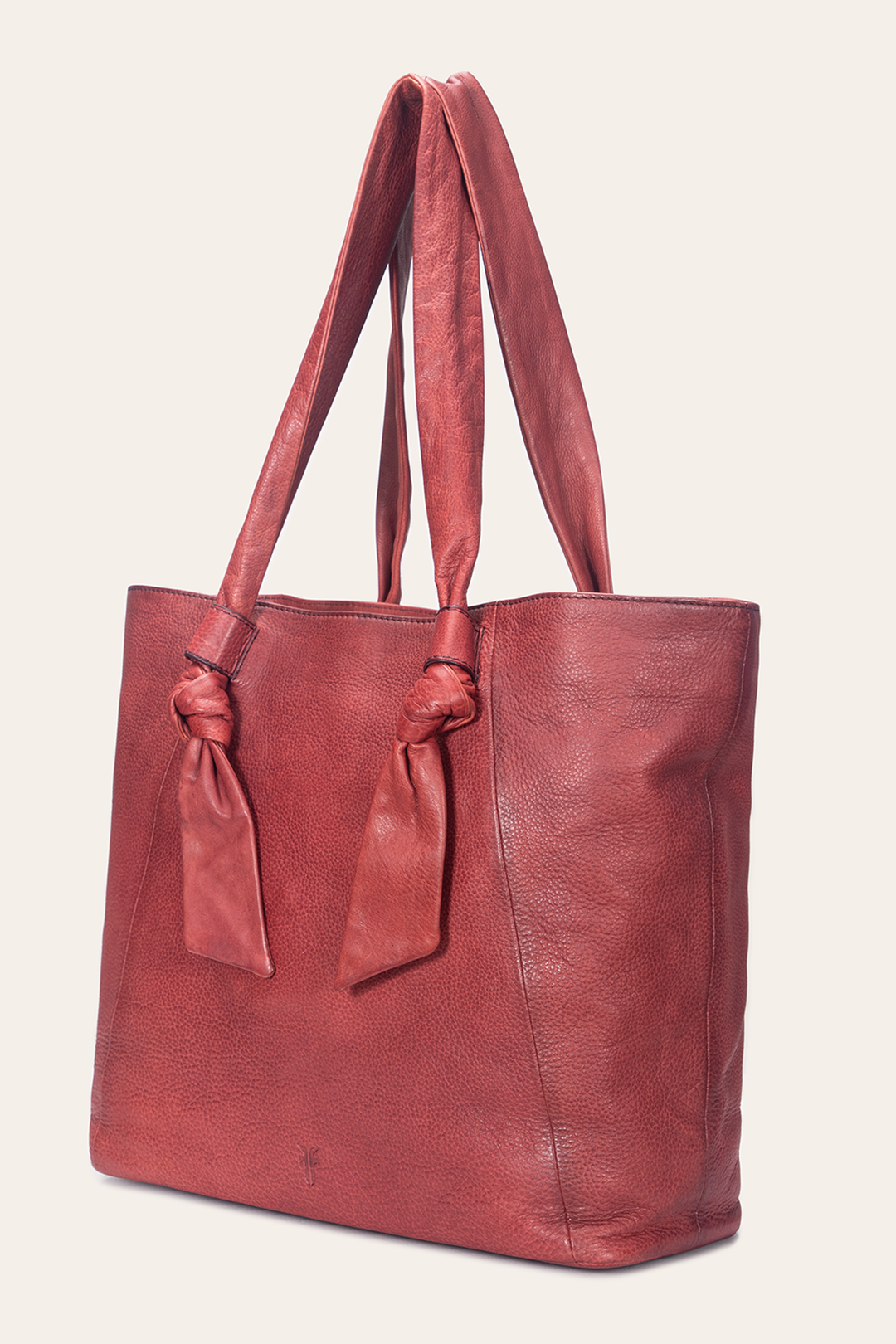 Nora Knotted Tote in Burgundy