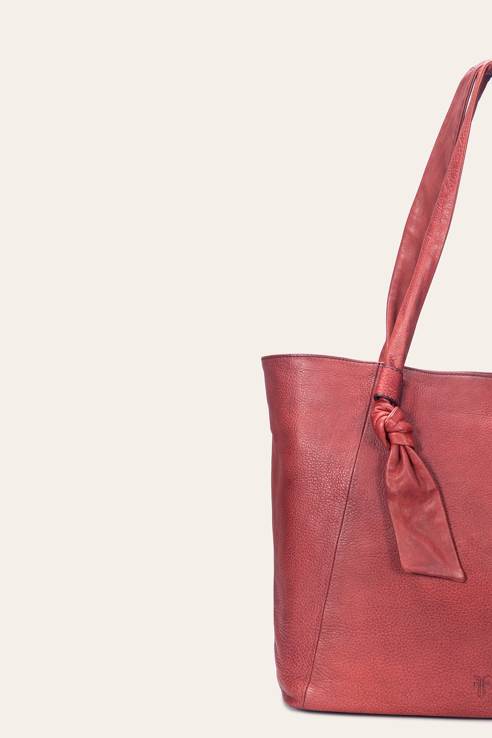 Nora Knotted Tote in Burgundy