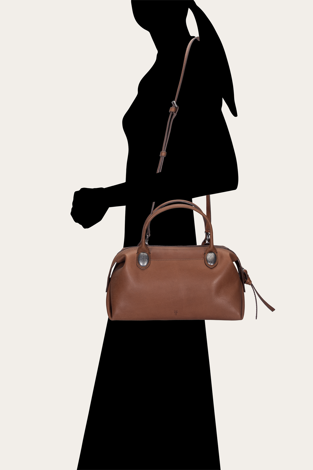 Women's Cheyenne Small Satchel Bag (Cognac)