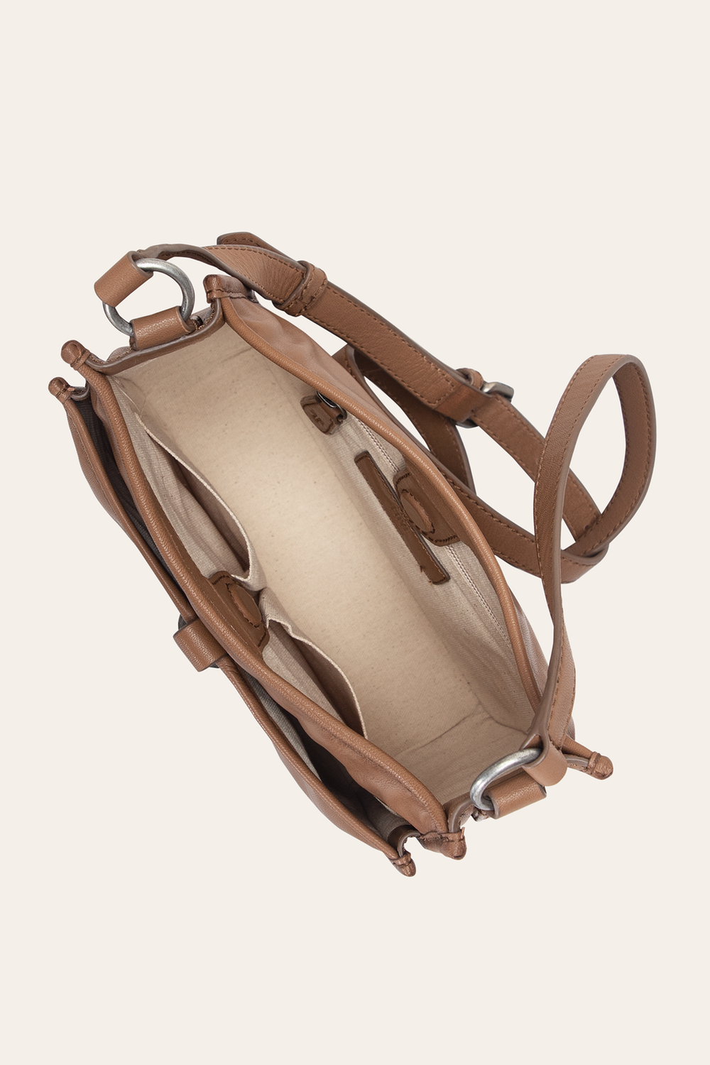 Women's Campus Crossbody Bag (Beige)