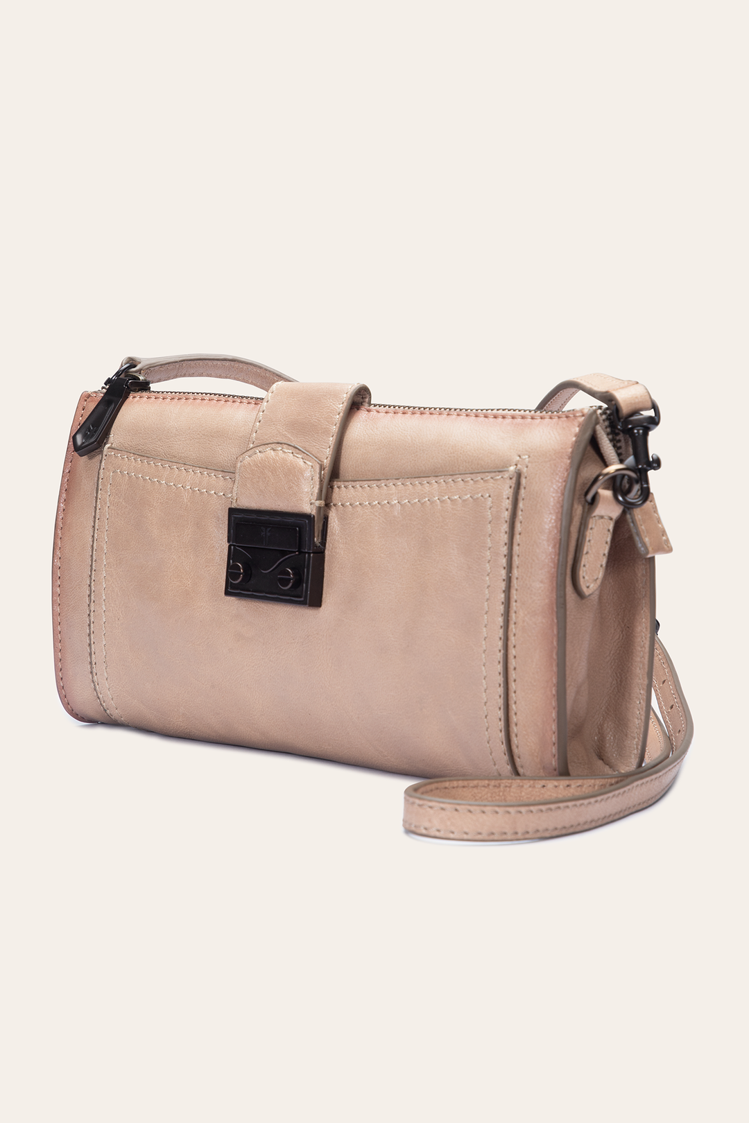 Alex Nude Crossbody Clutch