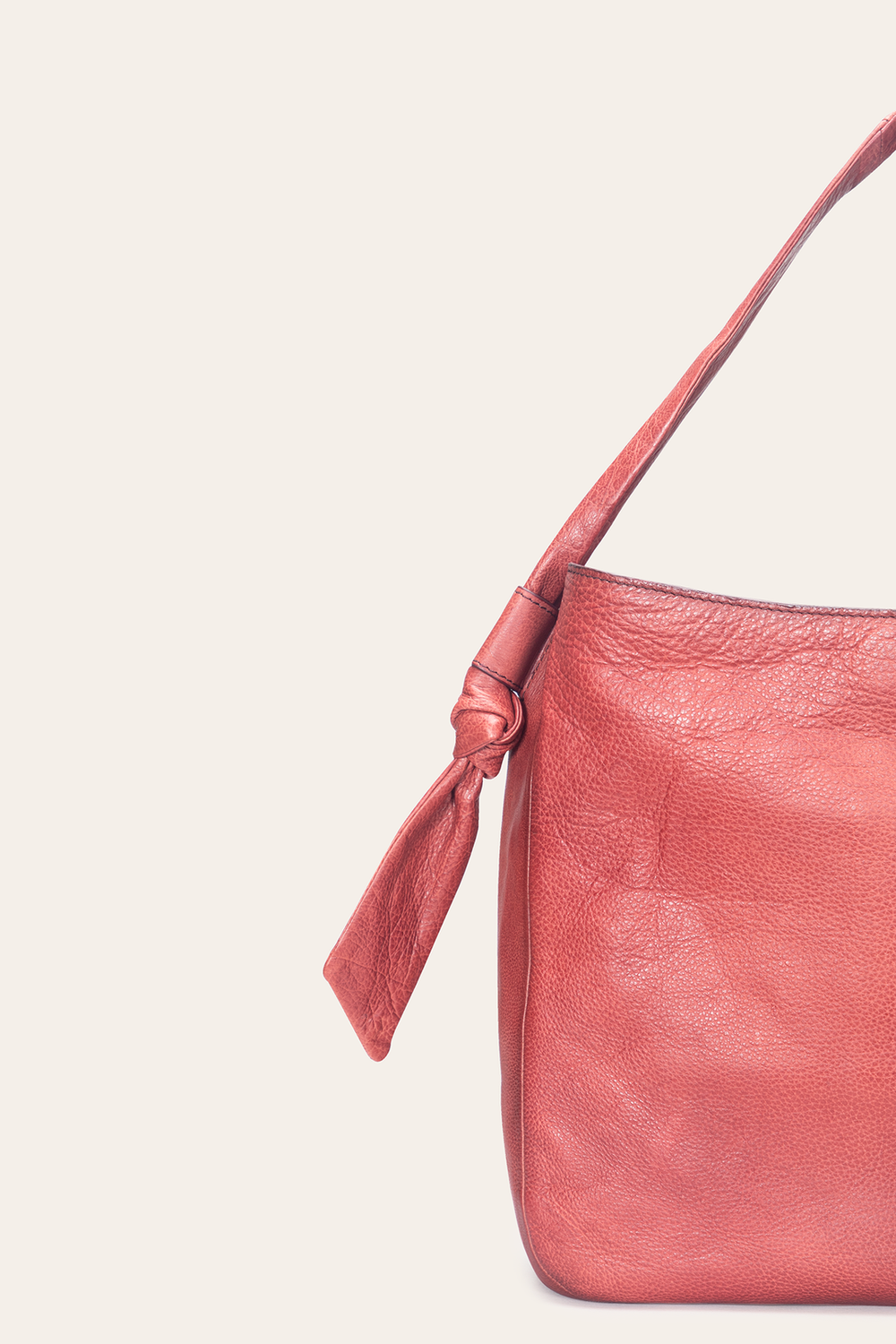 Nora Knotted Hobo in Burgundy