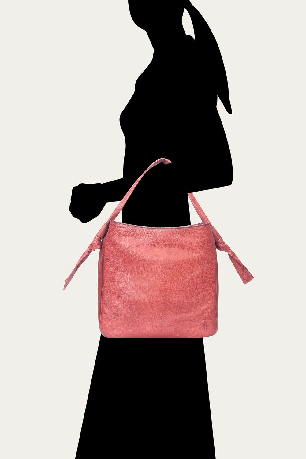 Nora Knotted Hobo in Burgundy