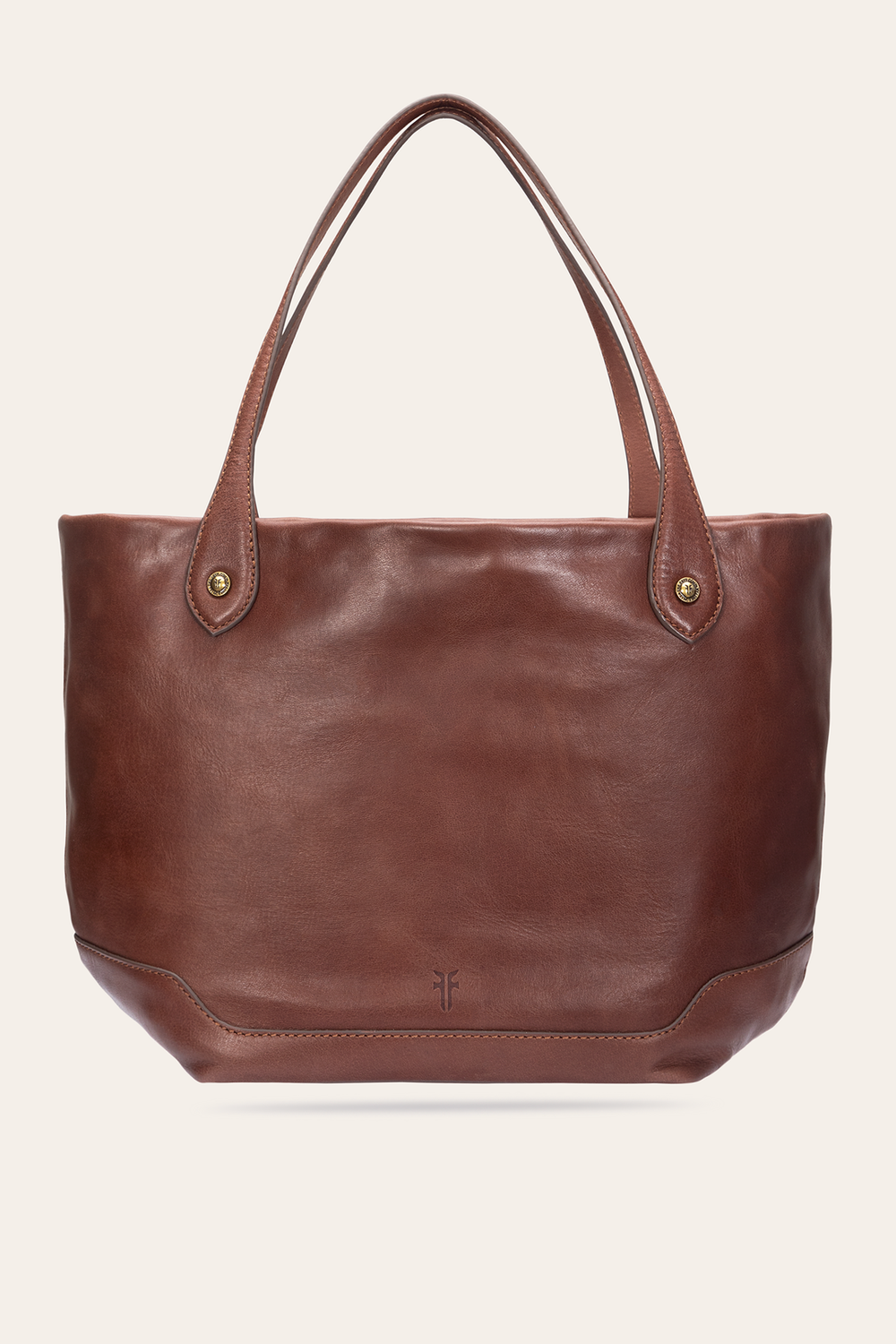Kenzie Unlined Cognac Tote