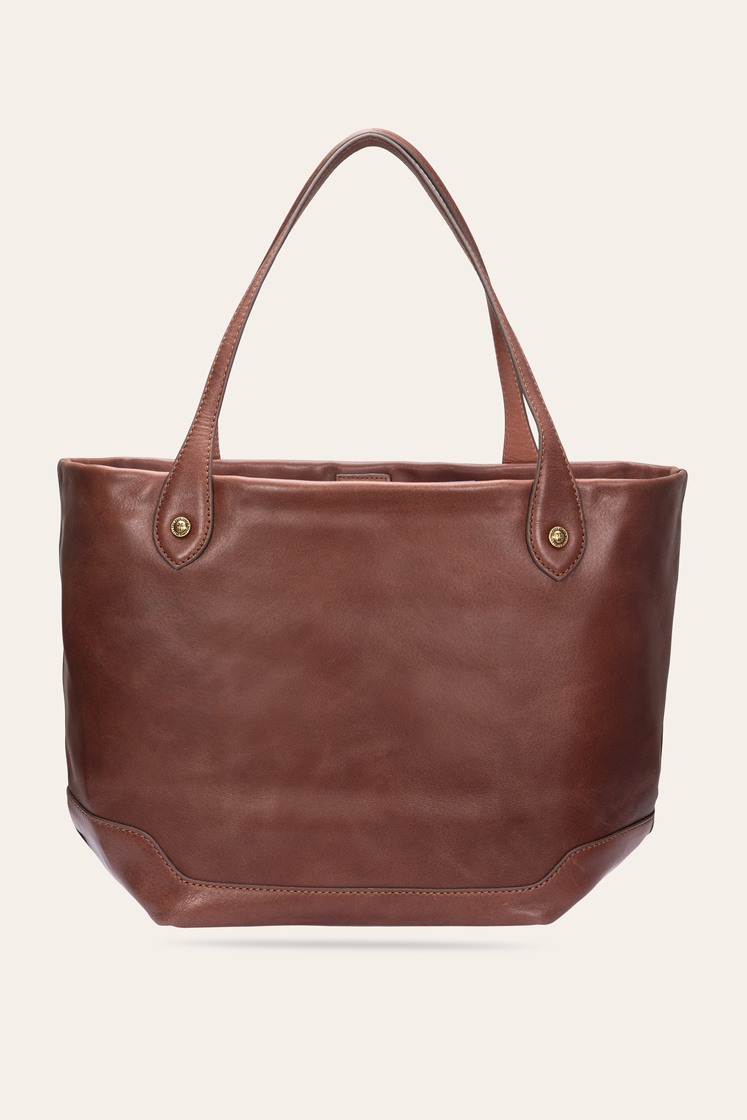 Kenzie Unlined Cognac Tote