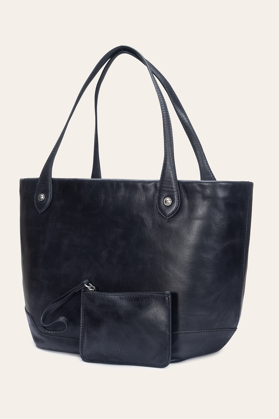 Kenzie Unlined Black Tote