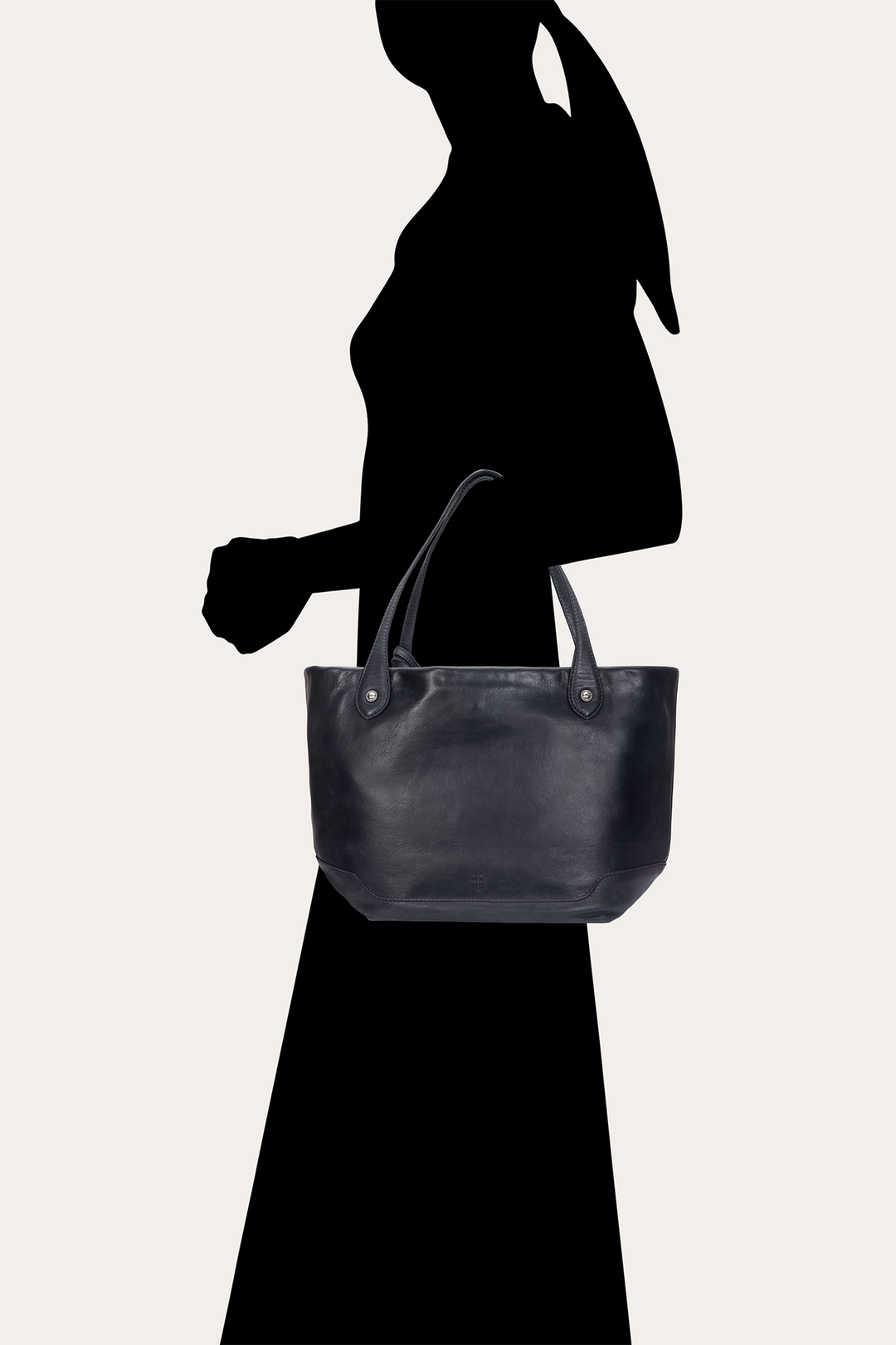 Kenzie Unlined Black Tote