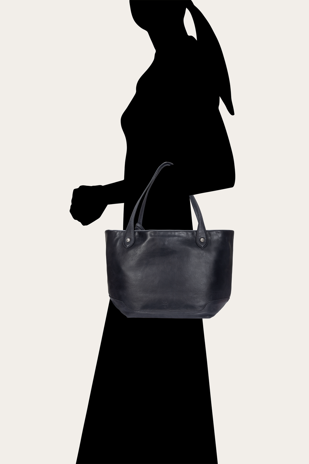 Kenzie Unlined Black Tote