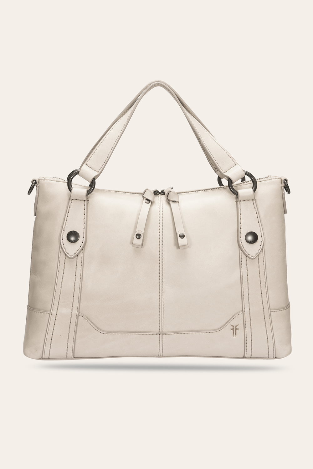 Melissa Nude Medium Satchel