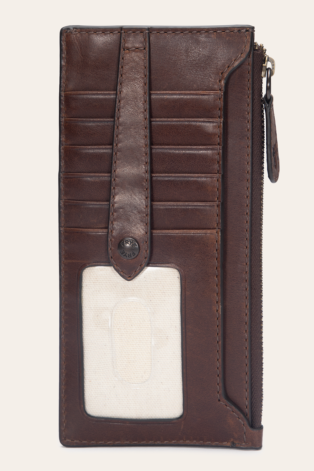 Melissa Dark Brown Snap Card Wallet