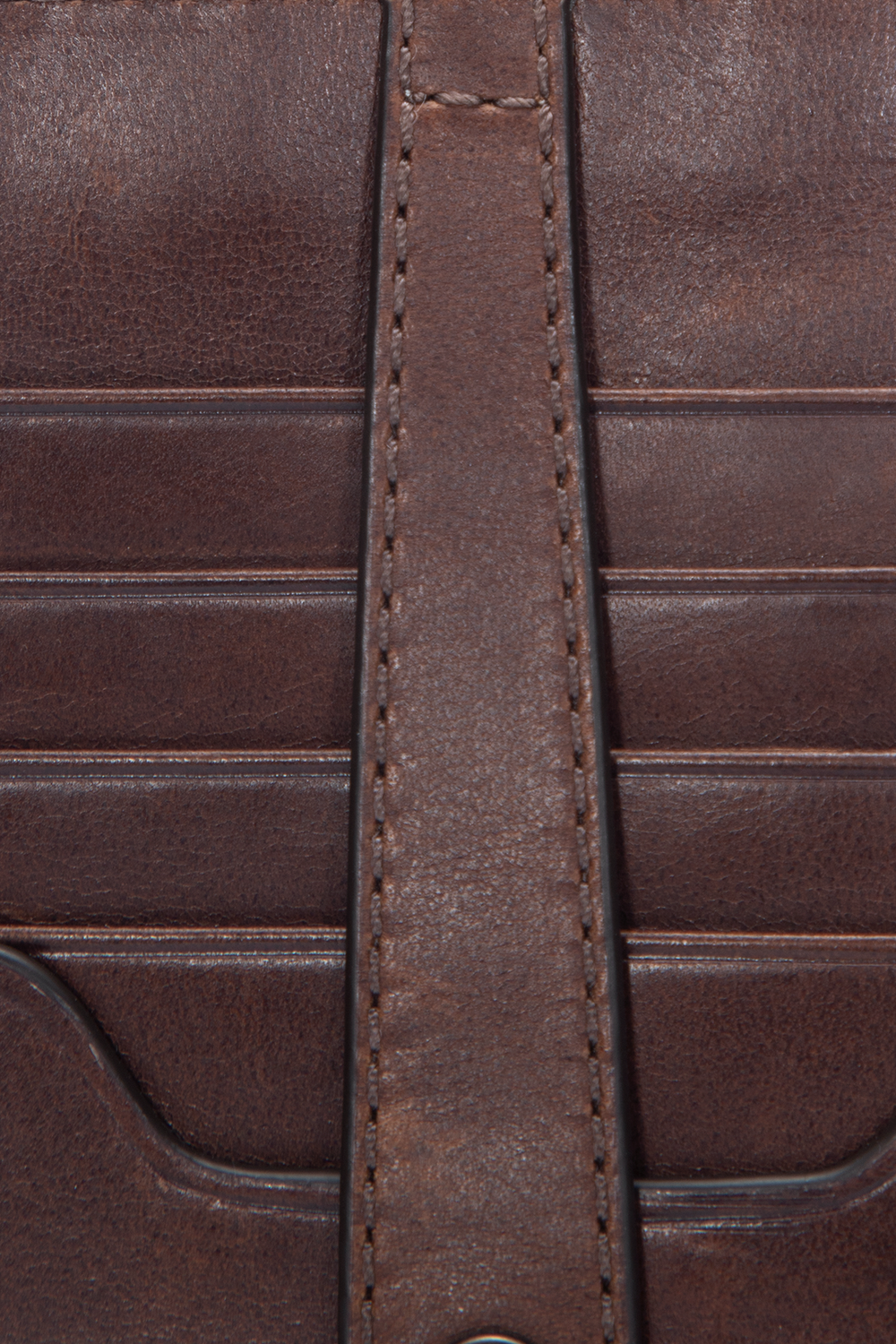 Melissa Dark Brown Snap Card Wallet