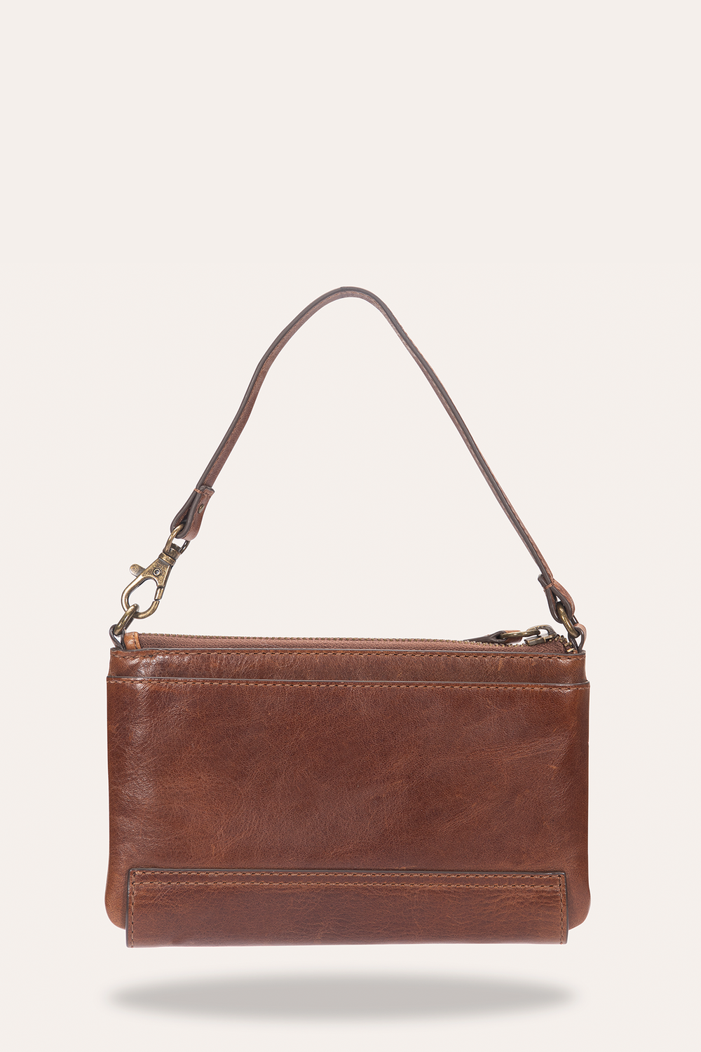 Melissa Convertible Wristlet Wallet in Cognac