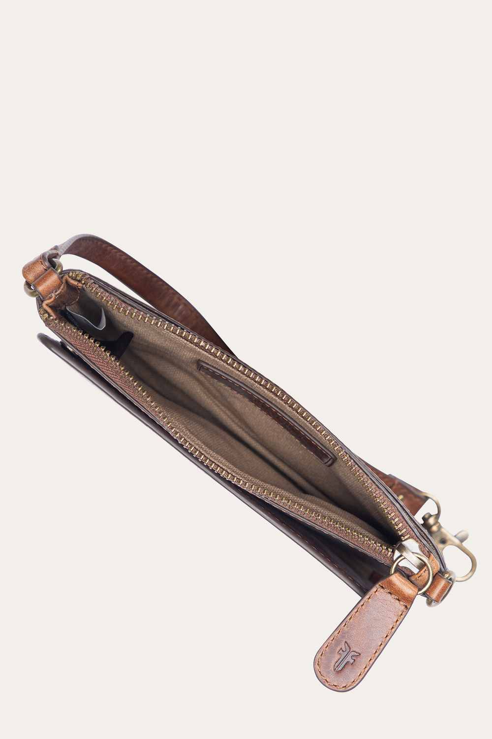 Melissa Convertible Wristlet Wallet in Cognac