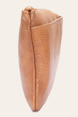 Nora Beige Knotted Wristlet