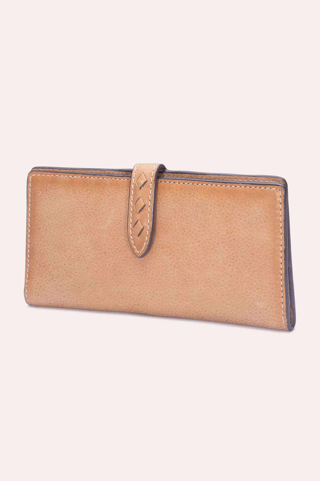 Reed Slim Wallet in Tan