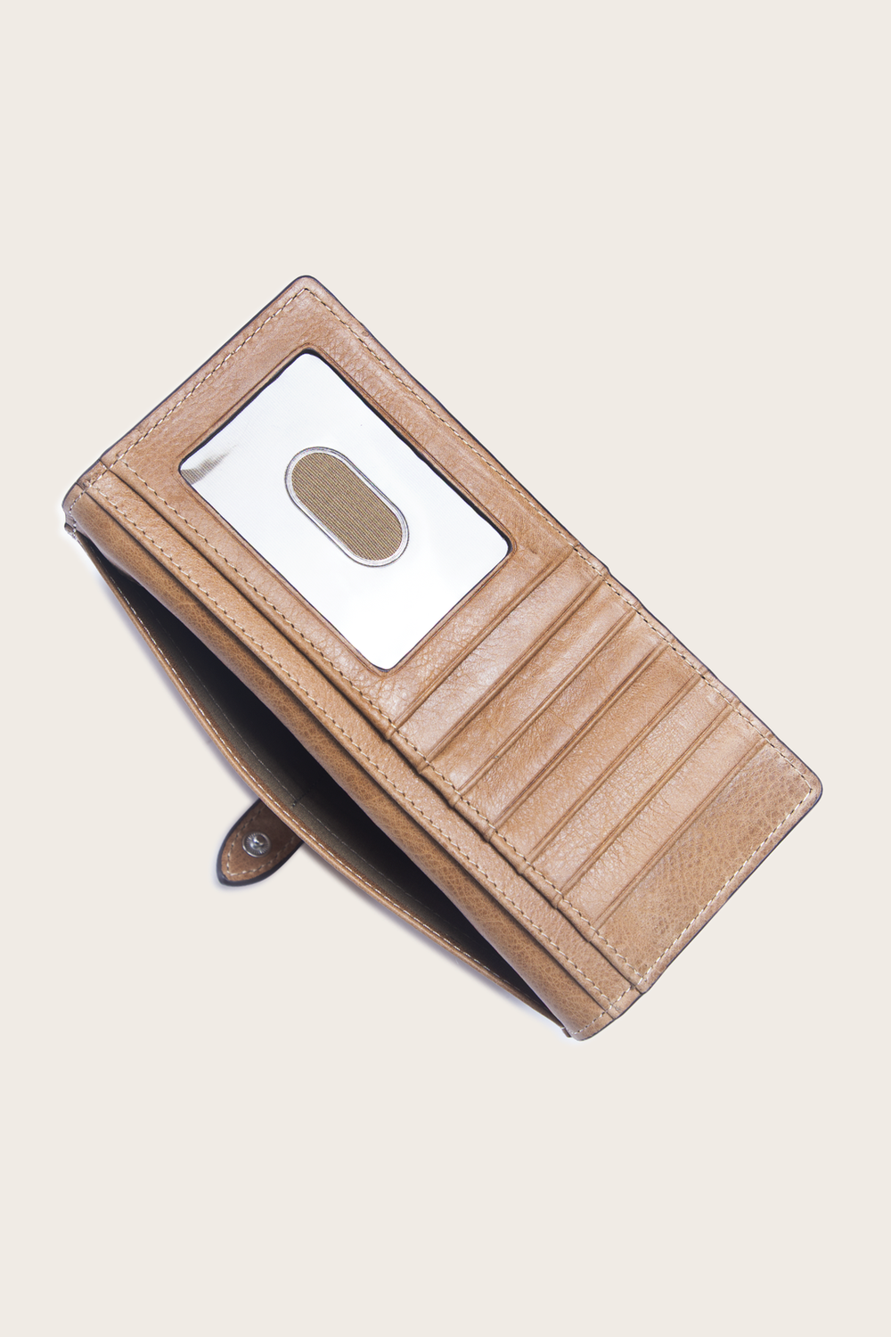 Reed Slim Wallet in Tan