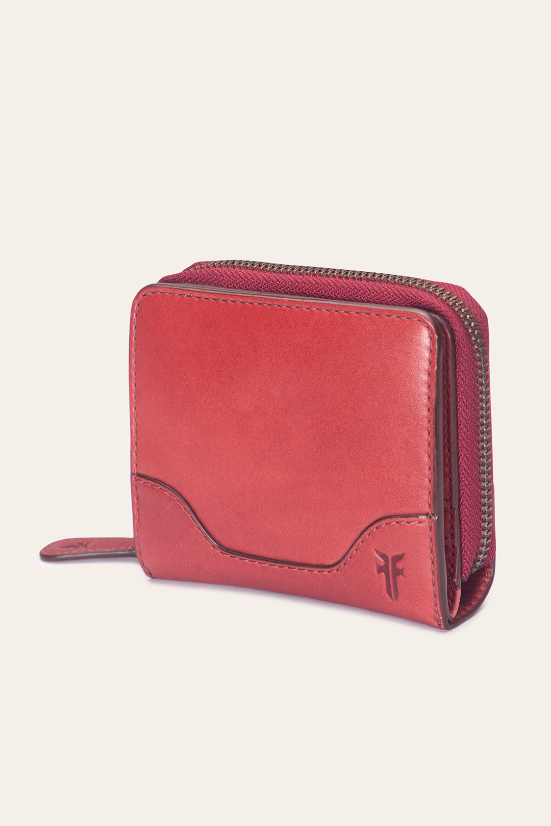 Melissa Burgundy Small Zip Around