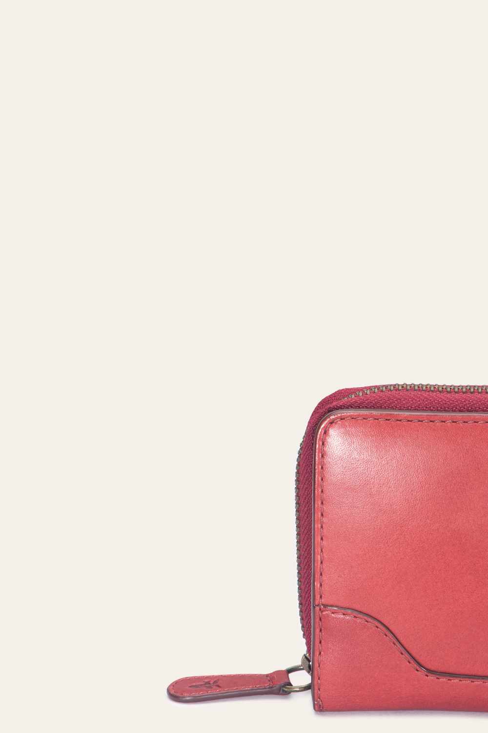 Melissa Burgundy Small Zip Around