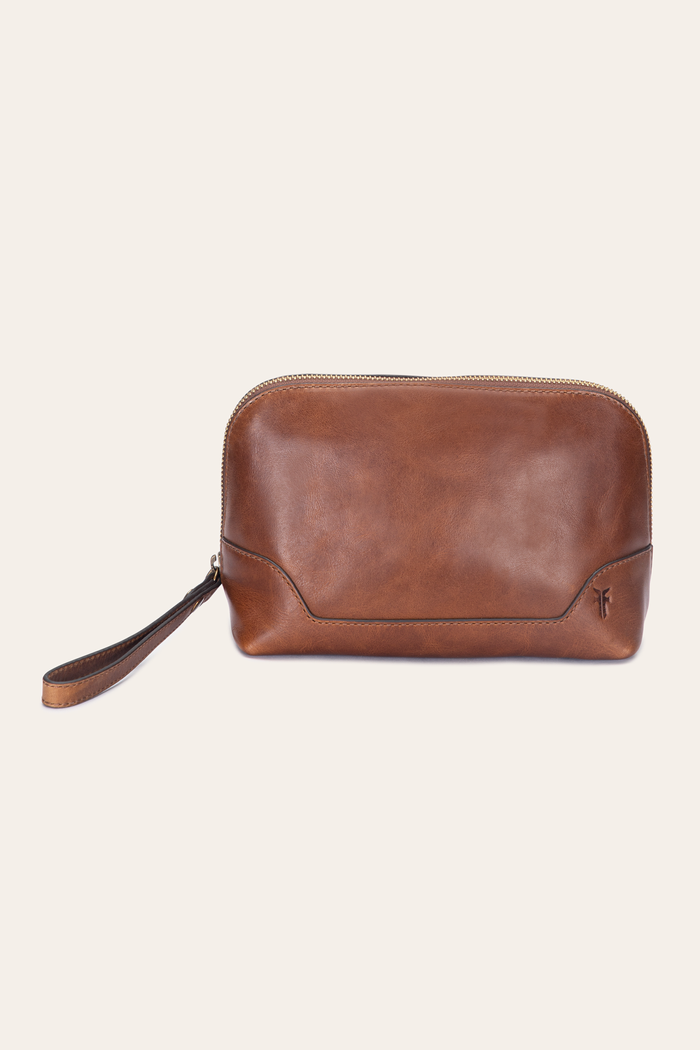 Melissa Cognac Carry All Clutch