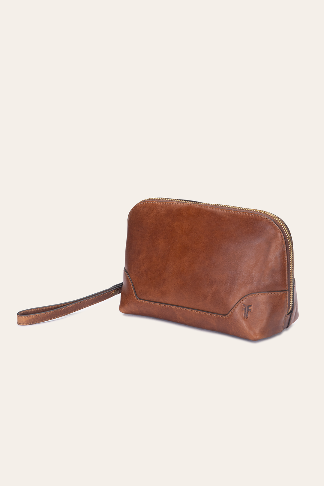 Melissa Cognac Carry All Clutch